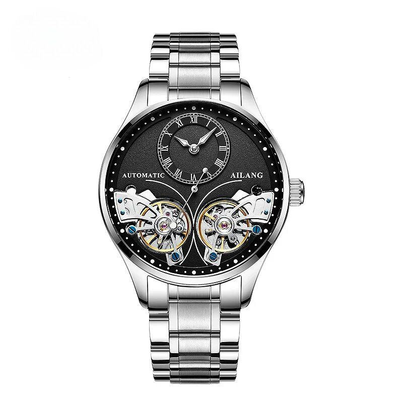 Double tourbillon luminous mechanical watch