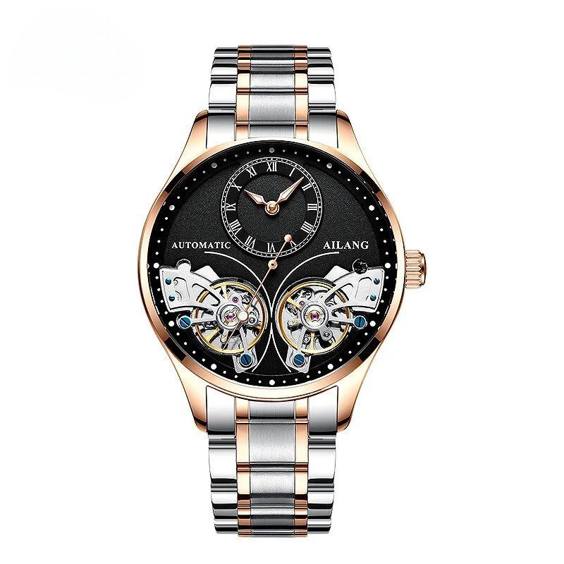 Double tourbillon luminous mechanical watch