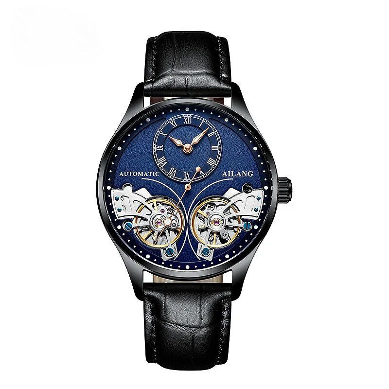 Double tourbillon luminous mechanical watch