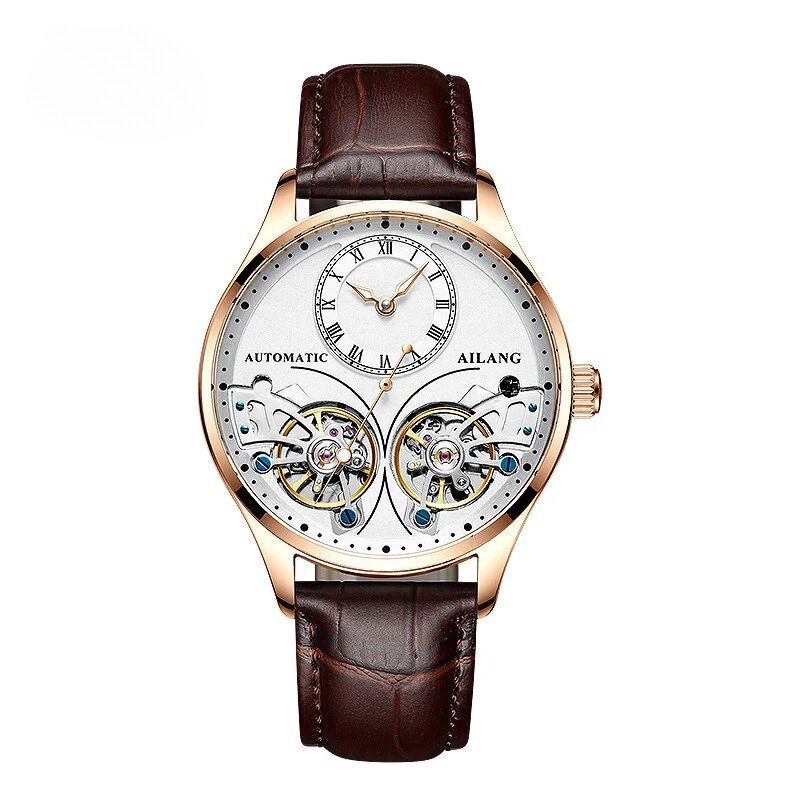 Double tourbillon luminous mechanical watch