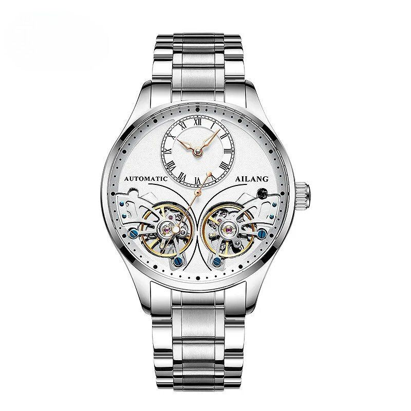 Double tourbillon luminous mechanical watch