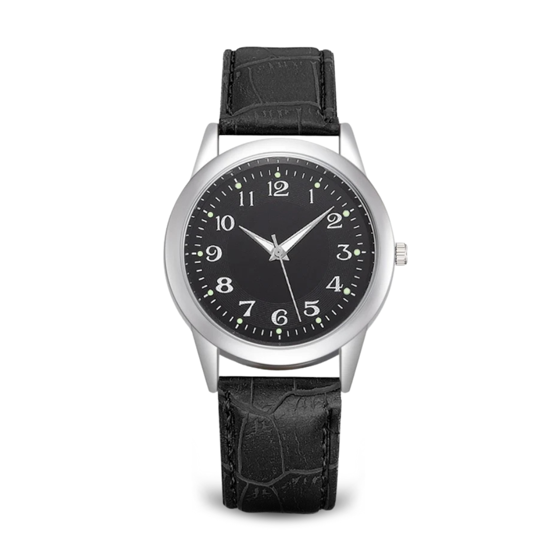 Elegant minimalist watch made of stainless steel