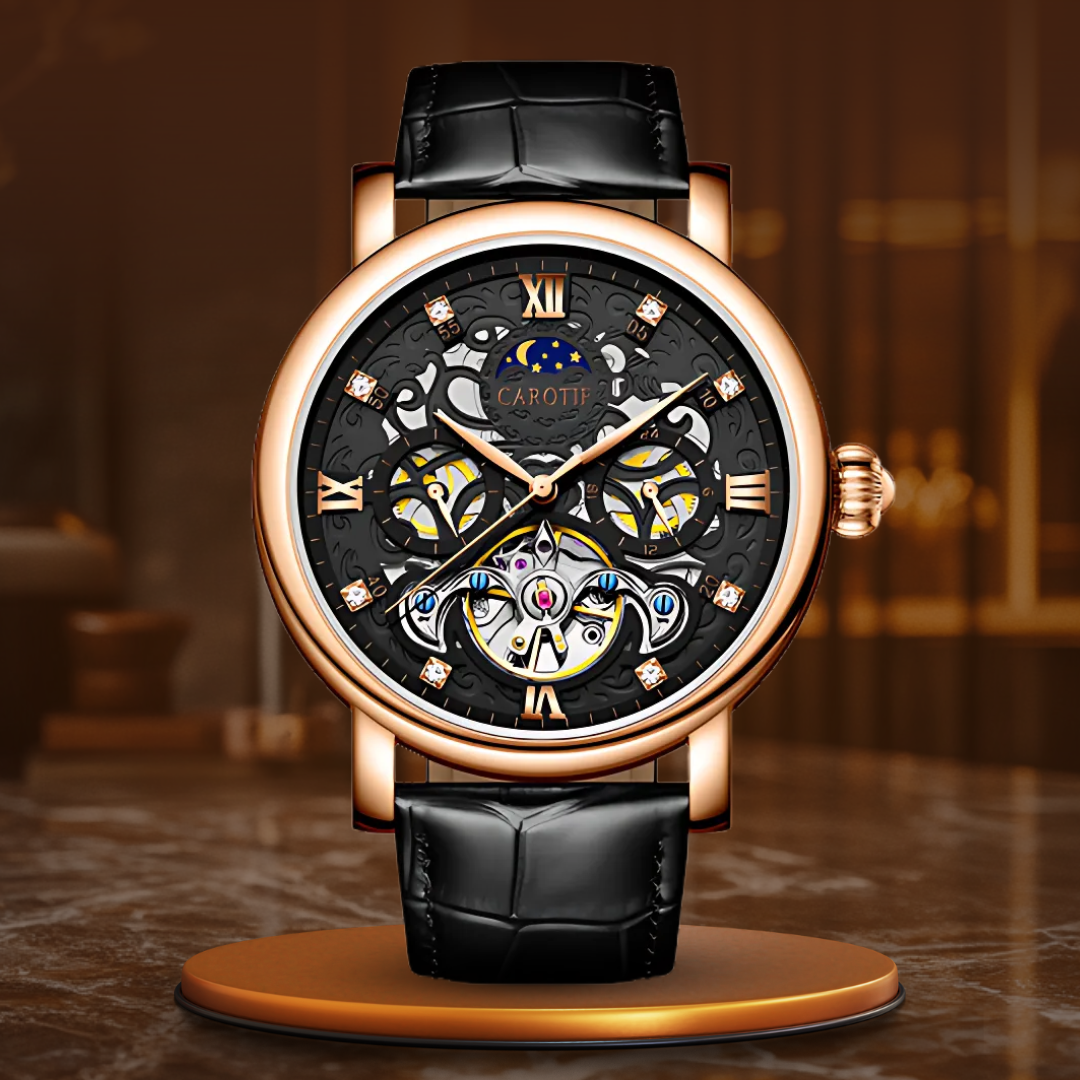 Business Leather Strap Mechanical Automatic Watch