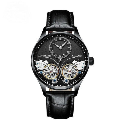 Double tourbillon luminous mechanical watch