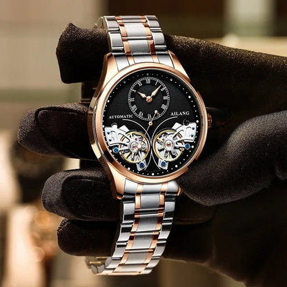 Double tourbillon luminous mechanical watch