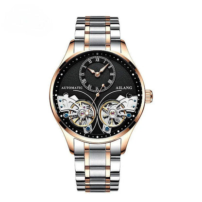 Double tourbillon luminous mechanical watch
