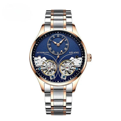 Double tourbillon luminous mechanical watch