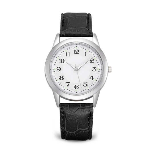 Elegant minimalist watch made of stainless steel