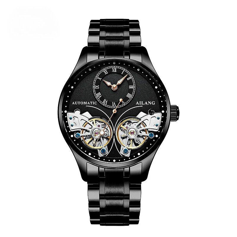 Double tourbillon luminous mechanical watch