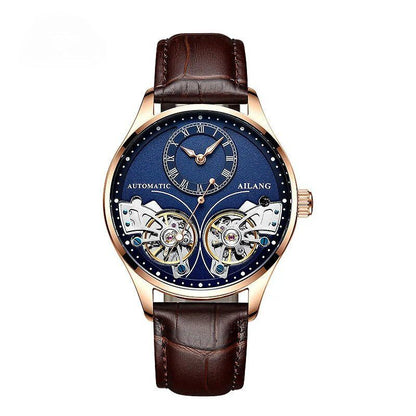 Double tourbillon luminous mechanical watch