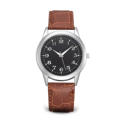 Elegant minimalist watch made of stainless steel