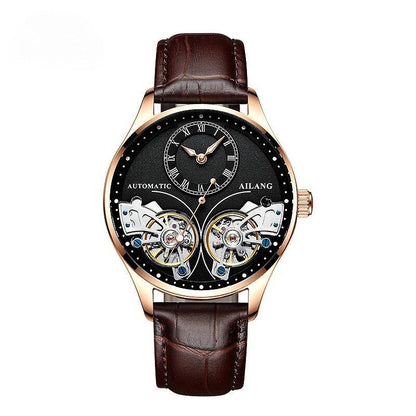 Double tourbillon luminous mechanical watch