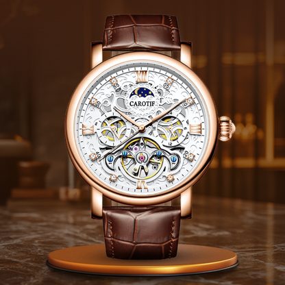 Business Leather Strap Mechanical Automatic Watch