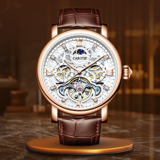 Business Leather Strap Mechanical Automatic Watch