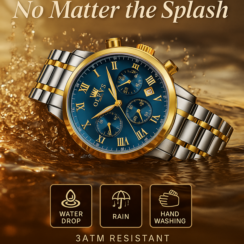 Royal Chronograph Luxury Steel Watch