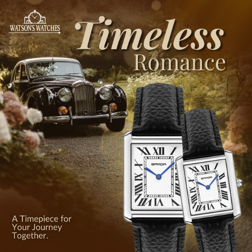 Stylish Square Dial Watches for Couples