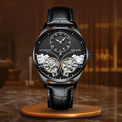 Double tourbillon luminous mechanical watch