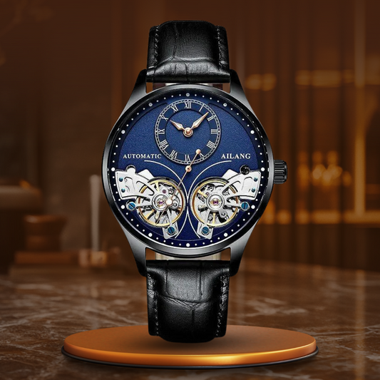 Double tourbillon luminous mechanical watch