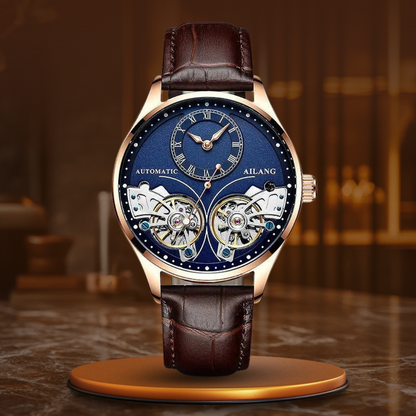Double tourbillon luminous mechanical watch