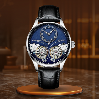 Double tourbillon luminous mechanical watch
