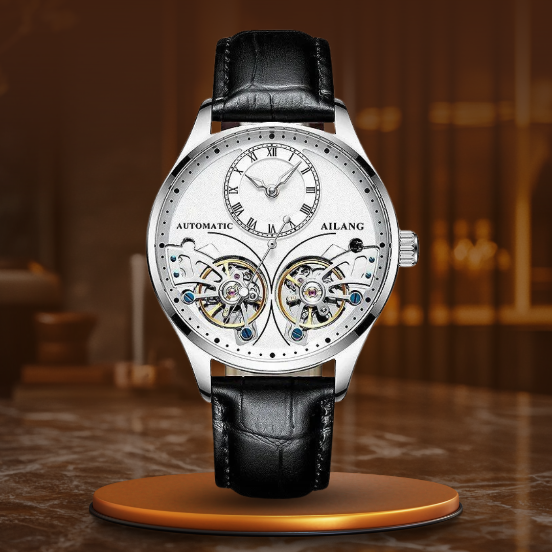 Double tourbillon luminous mechanical watch
