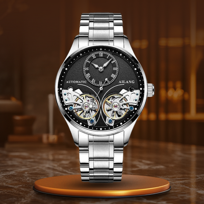 Double tourbillon luminous mechanical watch