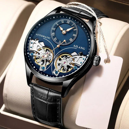 Double tourbillon luminous mechanical watch