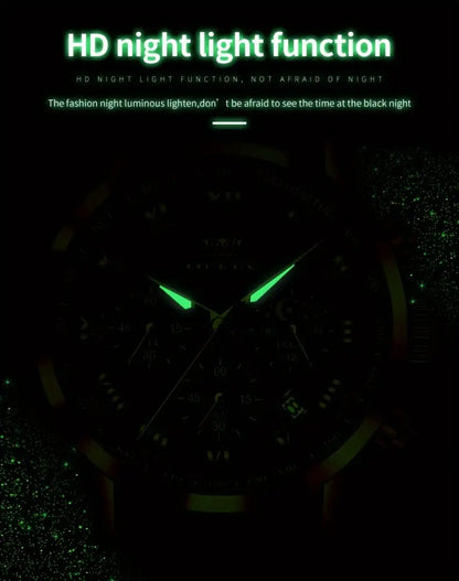 Royal Chronograph Luxury Steel Watch
