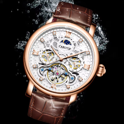 Business Leather Strap Mechanical Automatic Watch